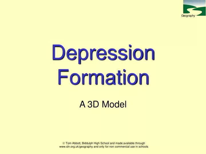 depression formation