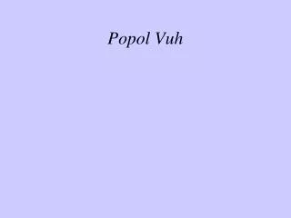 popol vuh