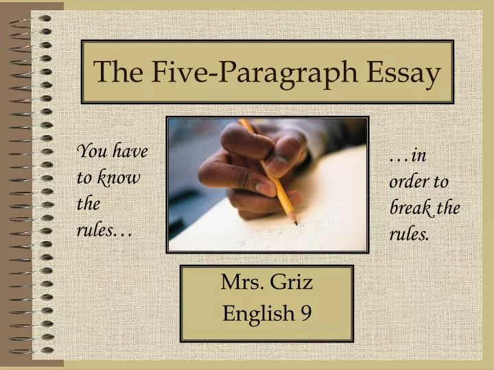 the five paragraph essay