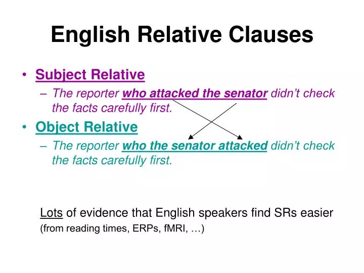 english relative clauses