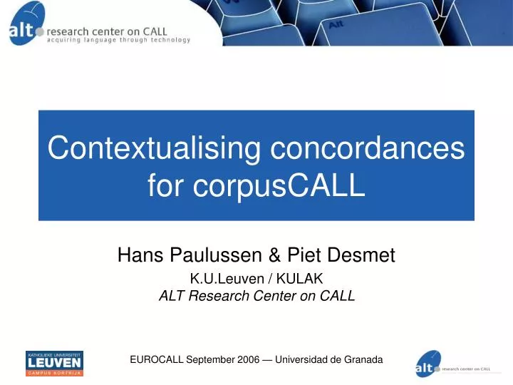 contextualising concordances for corpuscall