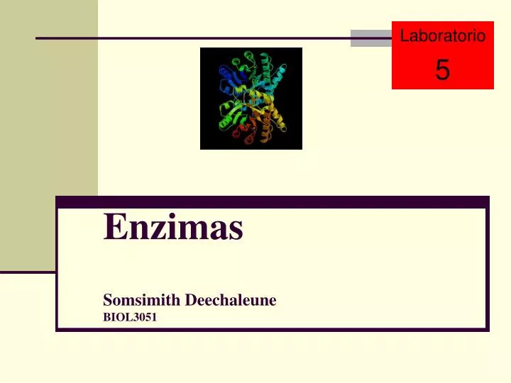 enzimas somsimith deechaleune biol3051