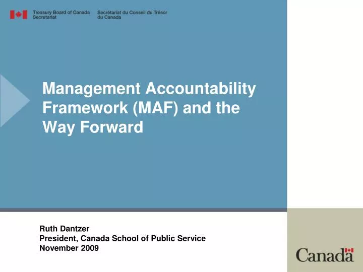 management accountability framework maf and the way forward