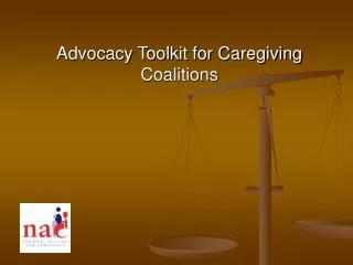 Advocacy Toolkit for Caregiving Coalitions