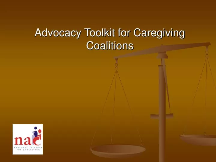 advocacy toolkit for caregiving coalitions