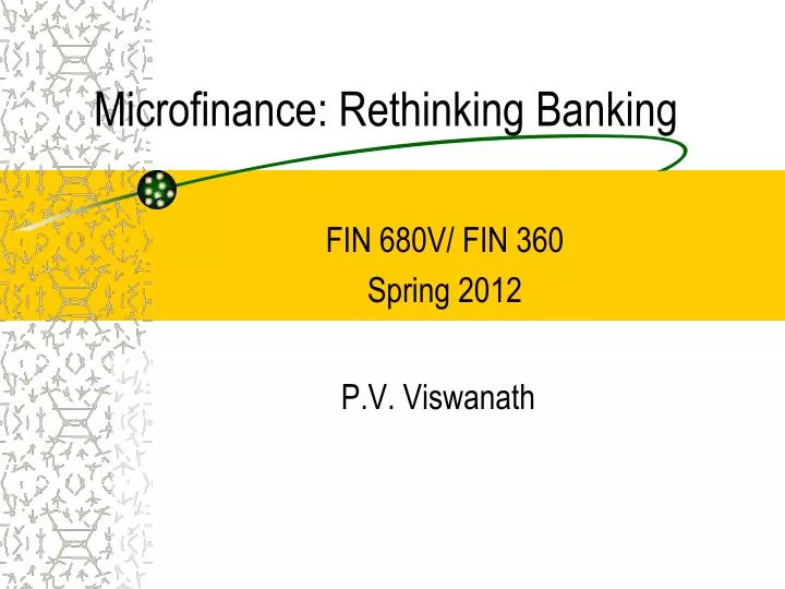 microfinance rethinking banking