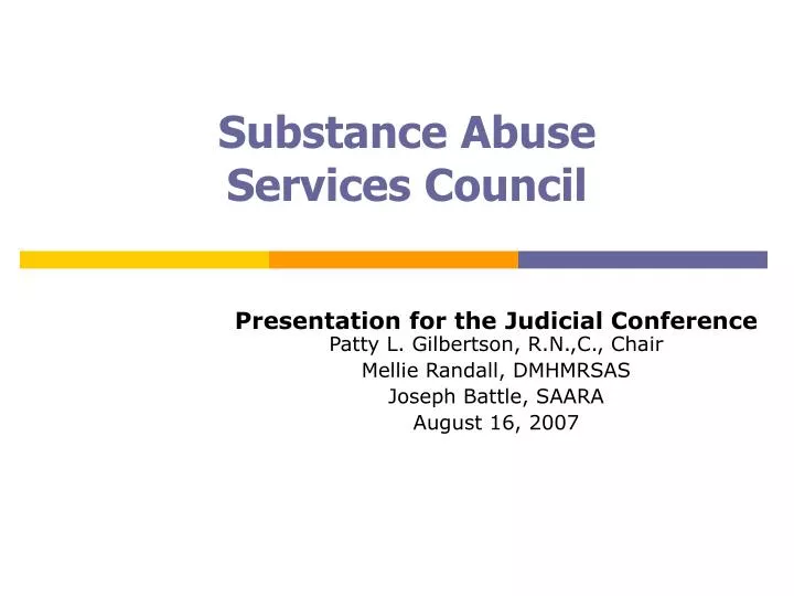 substance abuse services council