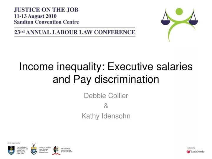 income inequality executive salaries and pay discrimination