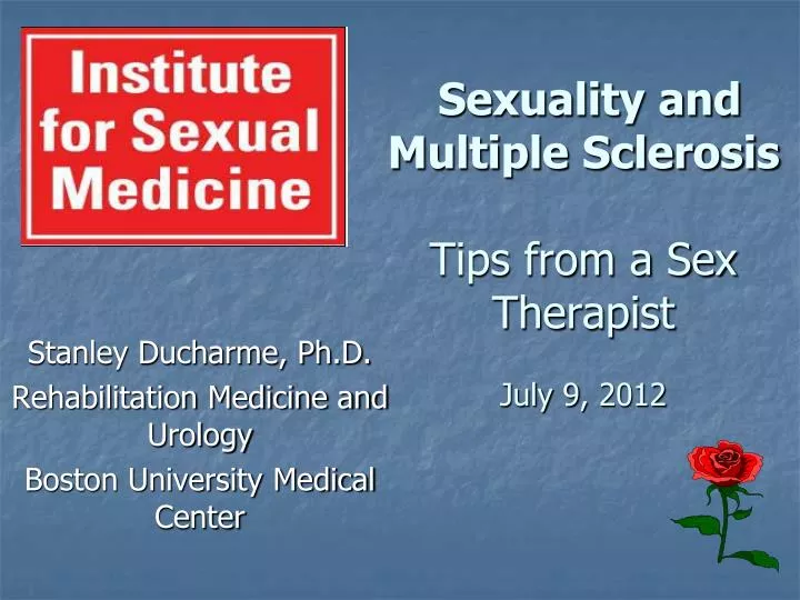 sexuality and multiple sclerosis tips from a sex therapist july 9 2012