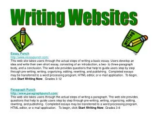 Writing Websites