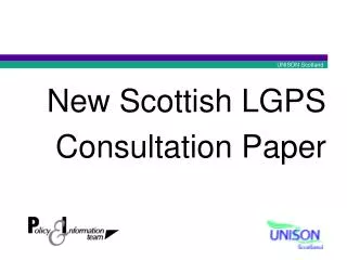 New Scottish LGPS Consultation Paper