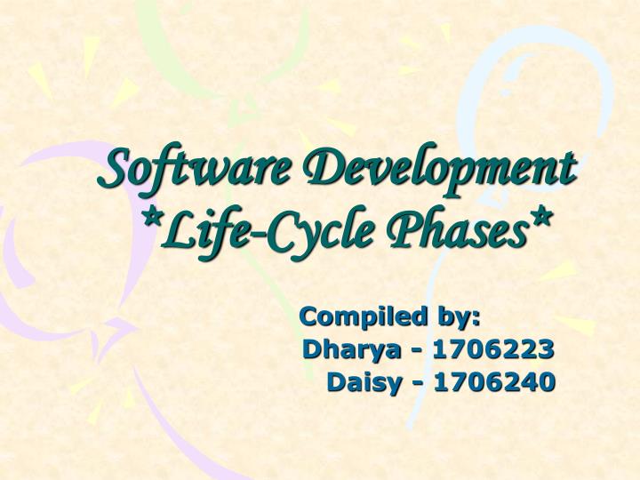 software development life cycle phases