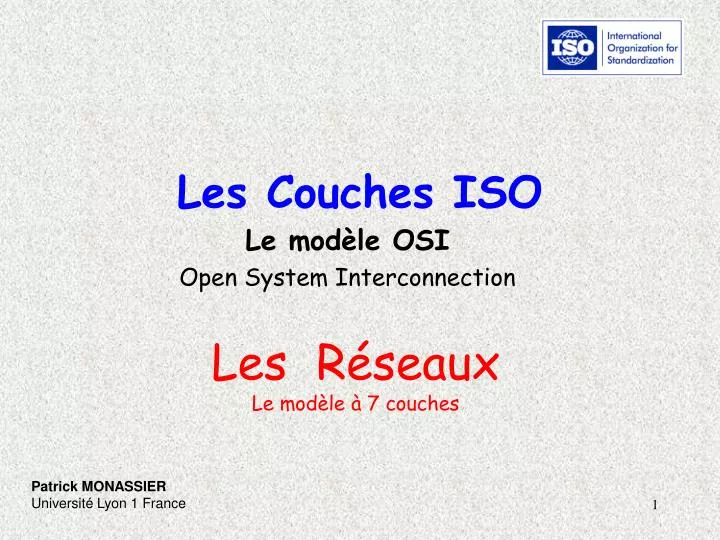 les couches iso