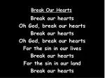 Break Our Hearts - slide 1